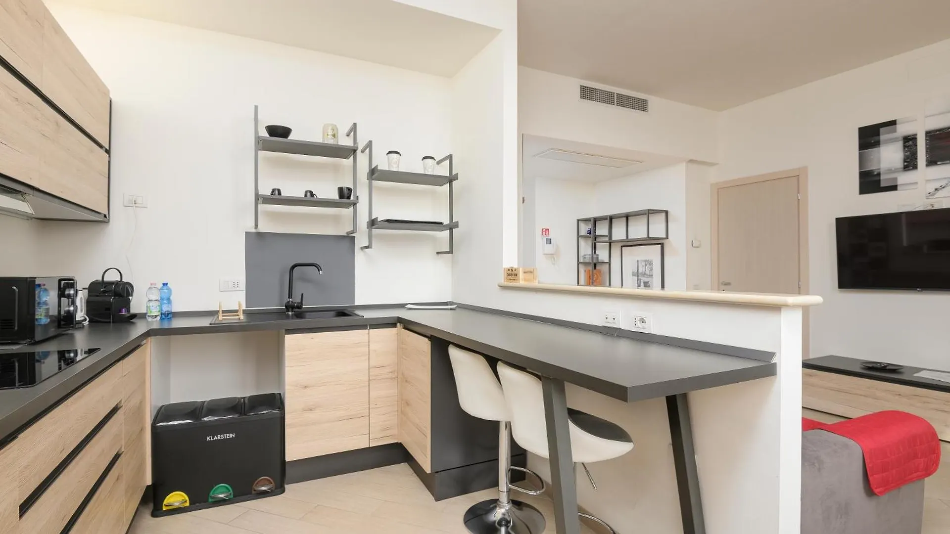 公寓 293 - La Casa Del Porto Luxury, Il Tuo Alloggio A Genova A Pochi Passi Dal Porto - Parcheggio Privato